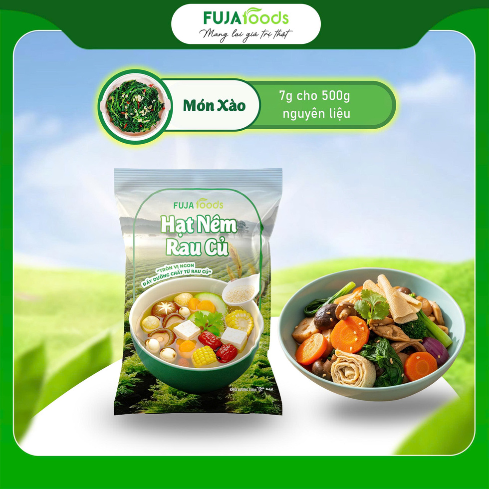 doi tuong su dung hat nem rau cu fujafoods