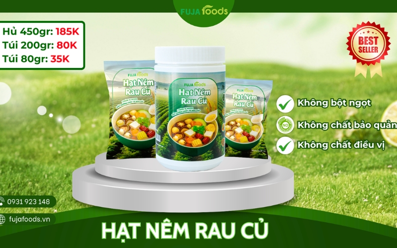 Cập nhật giá hạt nêm rau củ