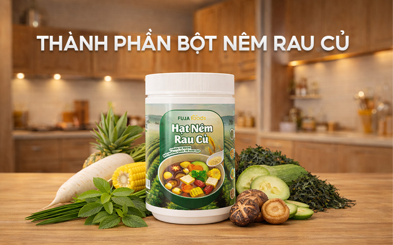 Thành phần bột nêm rau củ