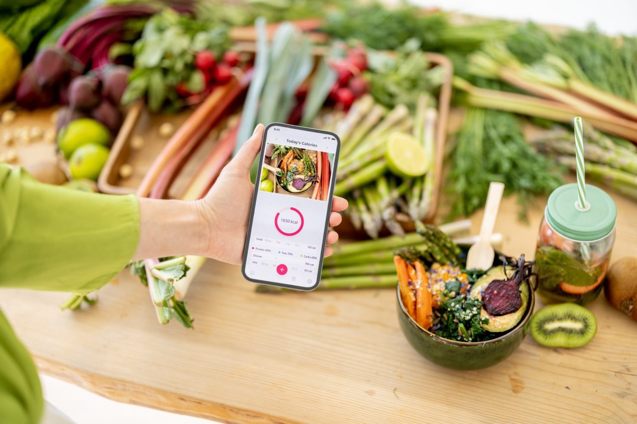 mobile application for track calories consumed